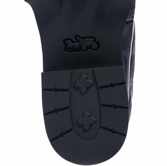 NWT COACH Lug Sole Snow Boot Ankle Boots Signature Monogram Coach Winter Boot - Picture 13 of 16